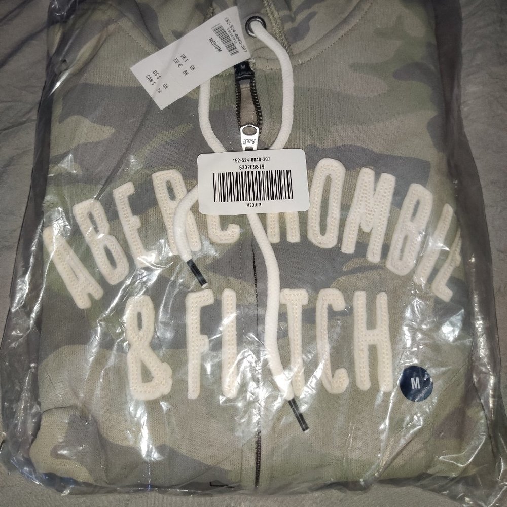Abercrombie & Fitch Zipper Hoodie New